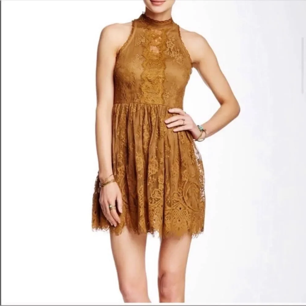 Free People Verushka Lace Mini Dress 4